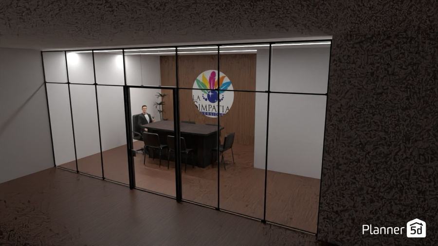 Render de sala de juntas